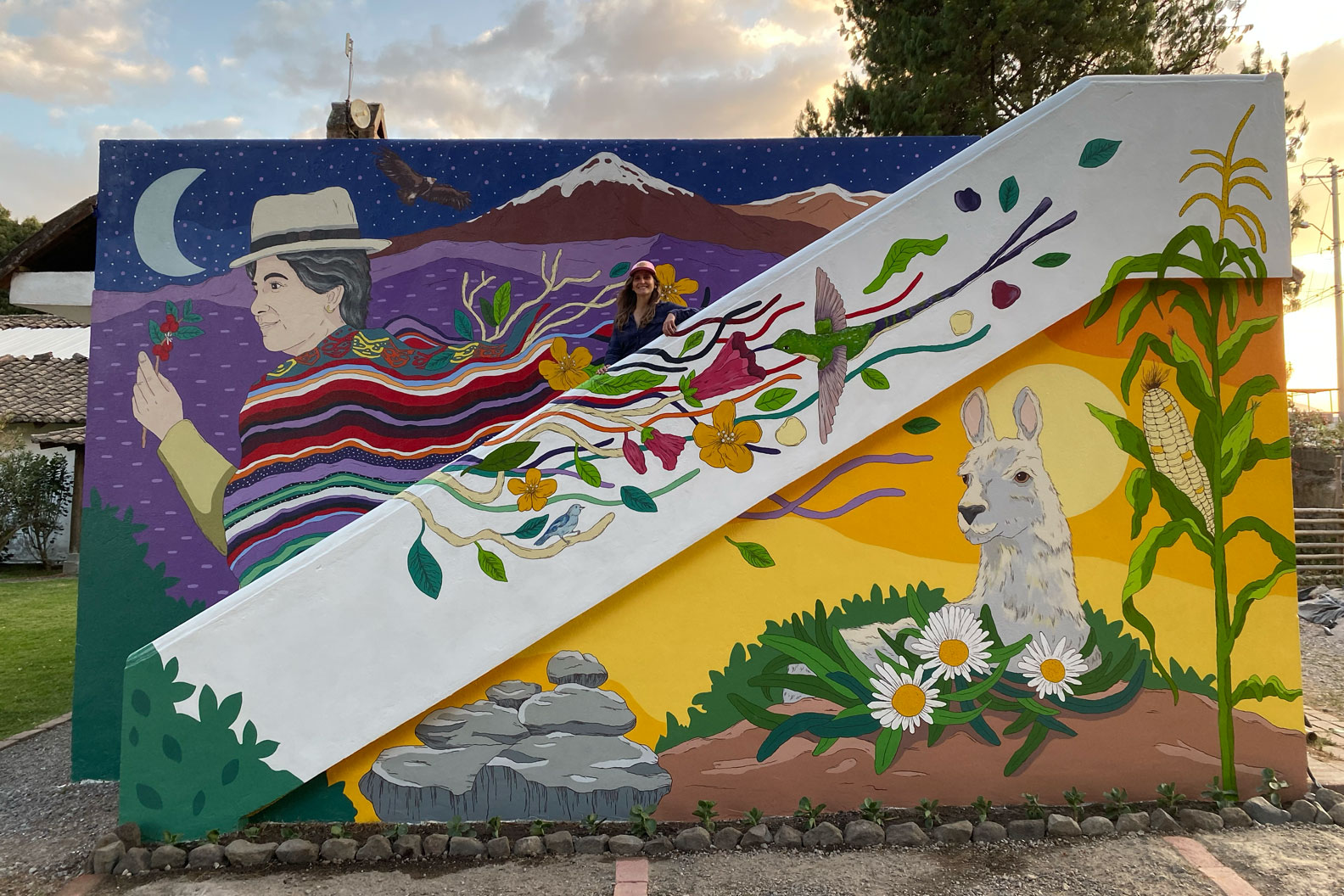 Mural Loma Tika Ecuador