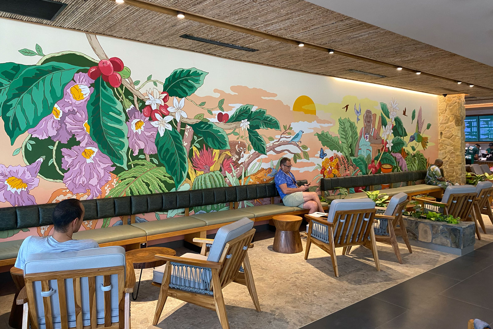 Mural Starbucks Tamarindo