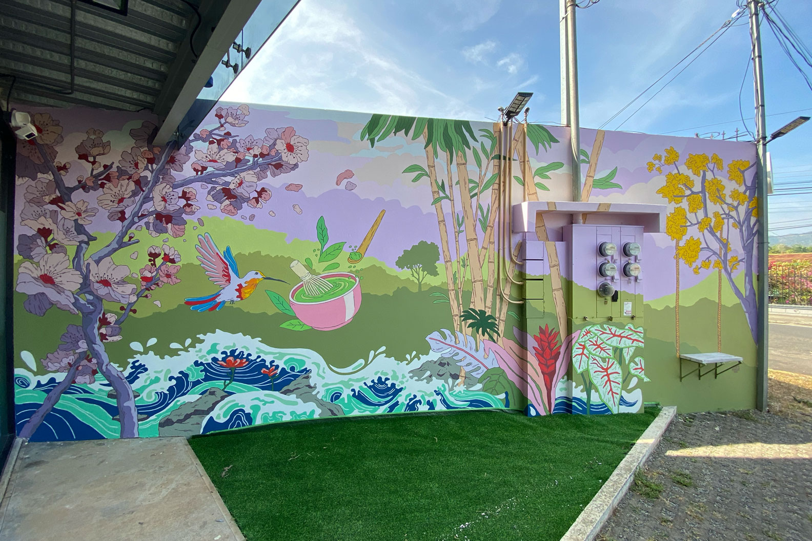 Mural Watch Matcha