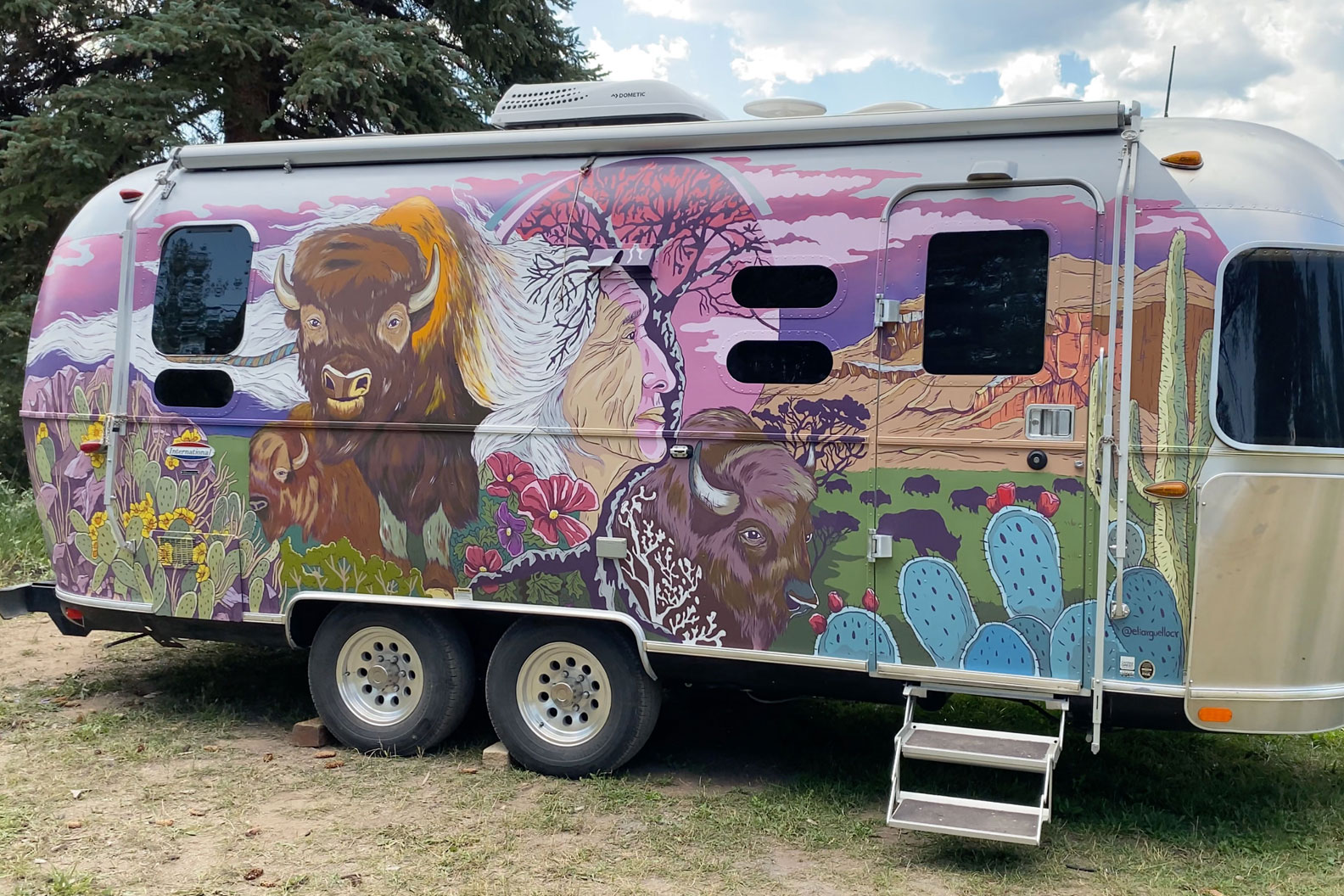 Airstream mural