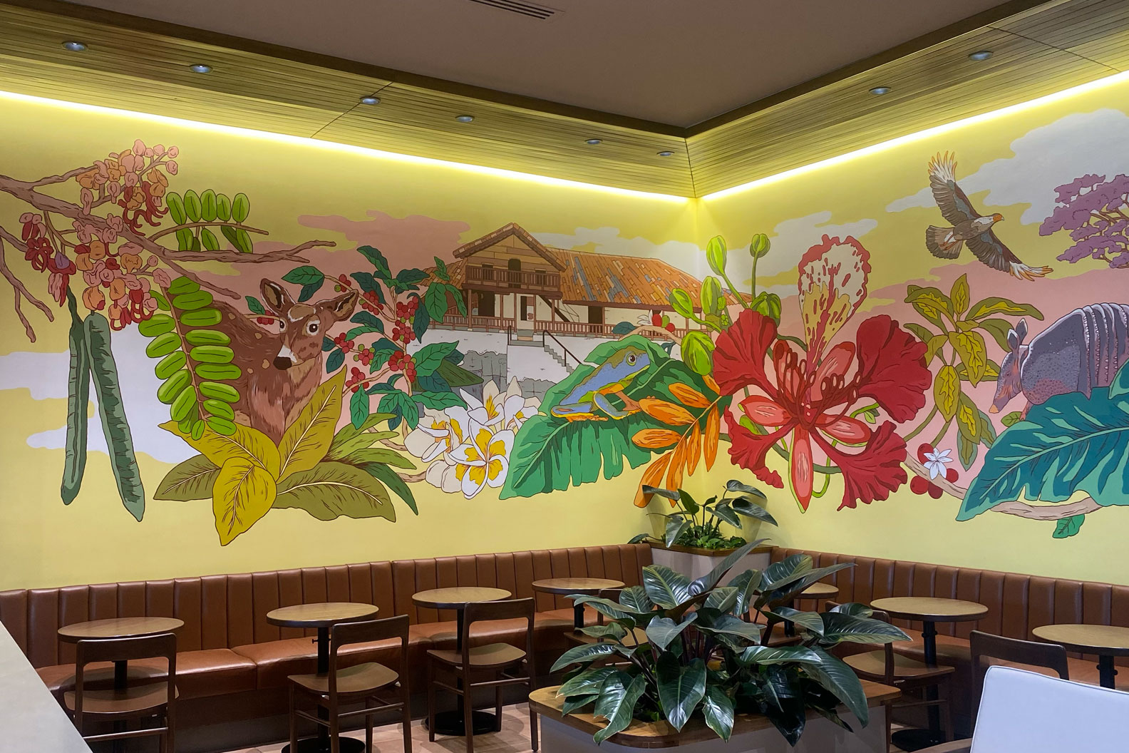 Starbucks Liberia Mural